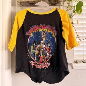 1980's Krokus Raglan Tour Shirt